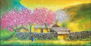 Tranh Sơn Dầu Phong Cảnh Tây Bắc Đẹp